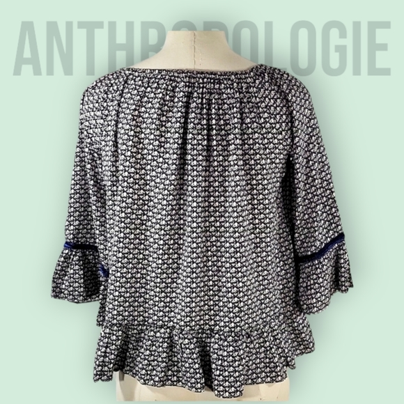 Anthropoligie THML Fluted Sleeve Top - Picture 3 of 8